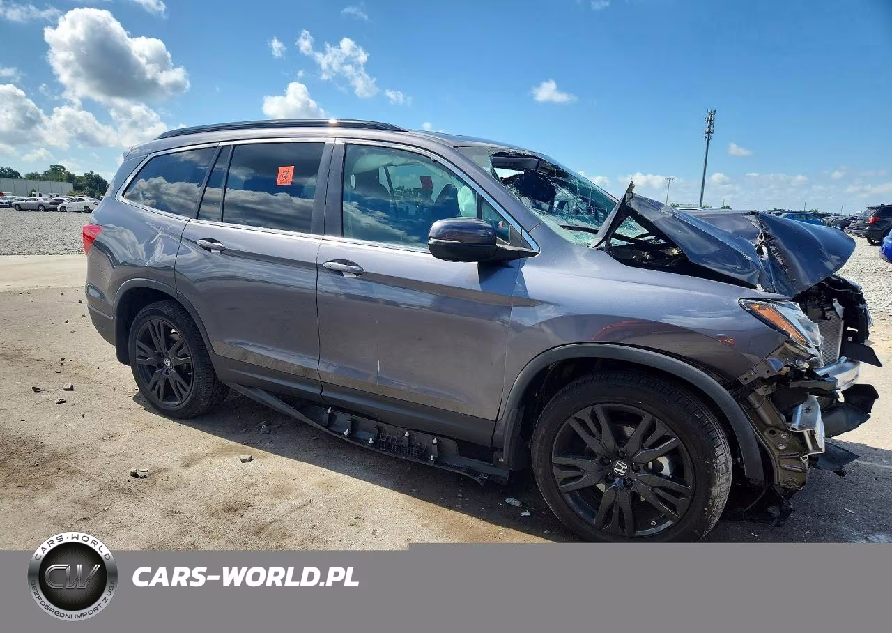 2022 Honda Pilot Se VIN:5FNYF6H29NB076724 - 4