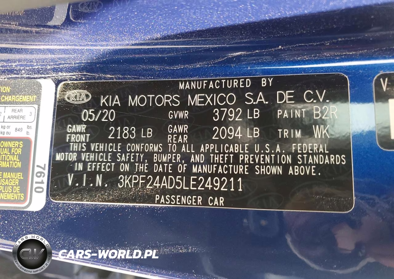 2020 Kia Forte Lxs VIN:3KPF24AD5LE249211 - 12