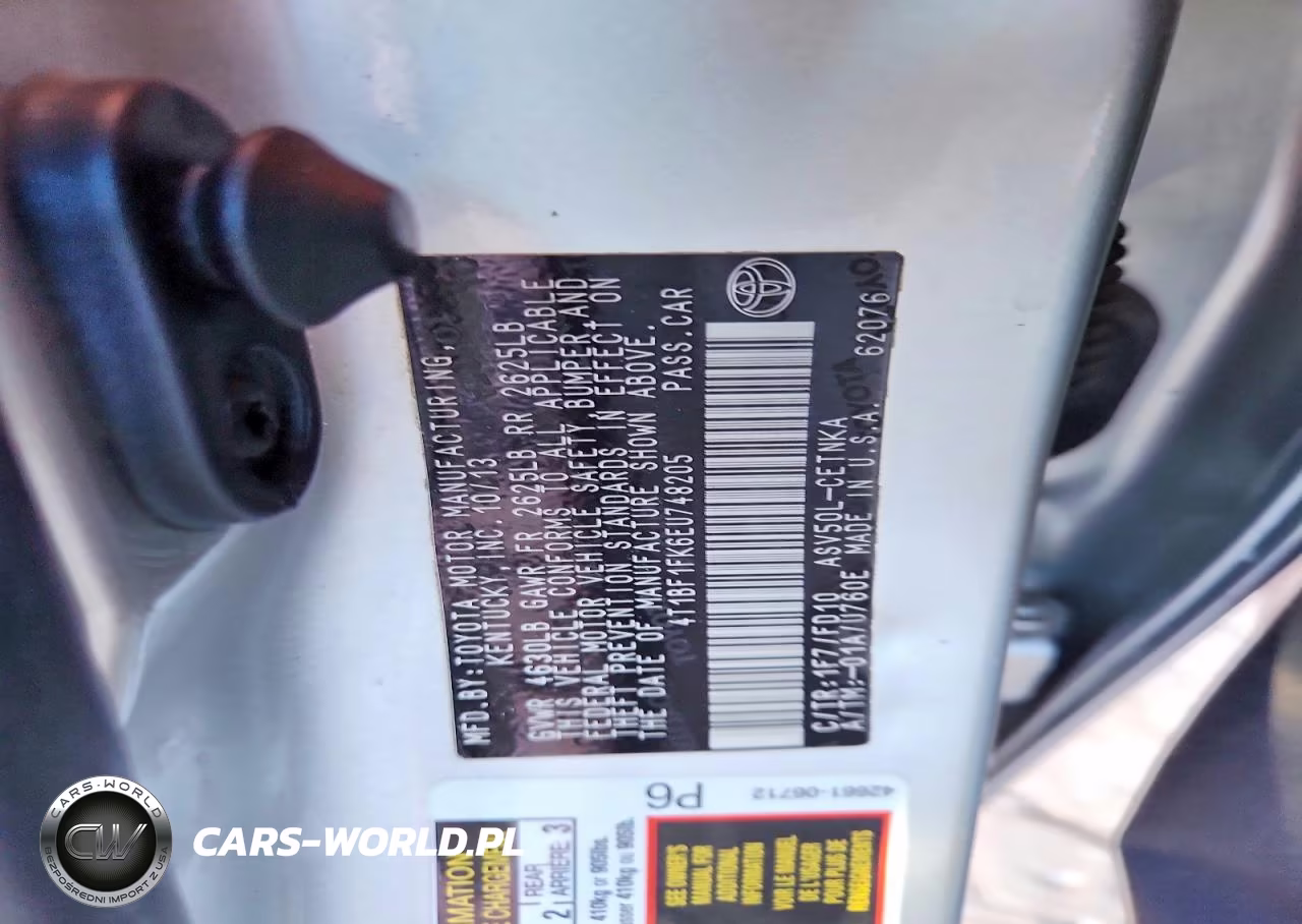 2014 Toyota Camry L VIN:4T1BF1FK6EU748205 - 12