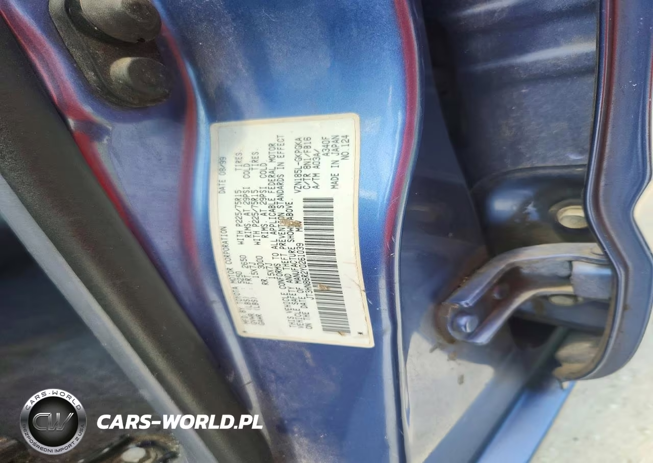2000 Toyota 4Runner Sr5 VIN:JT3HN86R2Y0261039 - 14