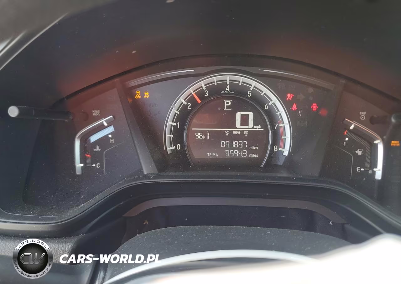 2019 Honda Cr-V Lx VIN:2HKRW6H38KH232293 - 9