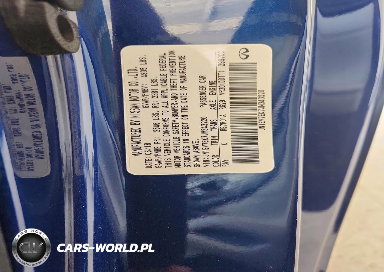2018 Infiniti Q60 3.0T Luxe VIN:JN1EV7EK7JM343220 - 12