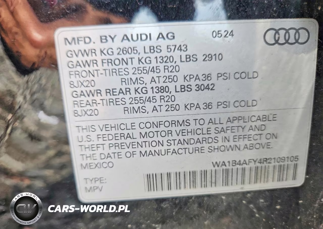 2024 Audi Sq5 Premium Plus VIN:WA1B4AFY4R2109105 - 13