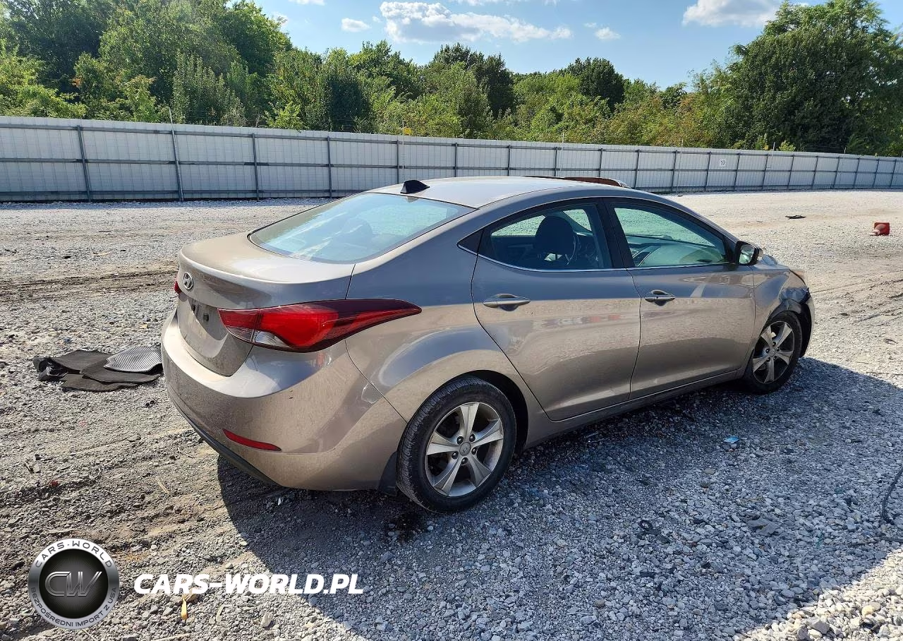 2016 Hyundai Elantra Value Edition VIN:5NPDH4AE5GH734478 - 3