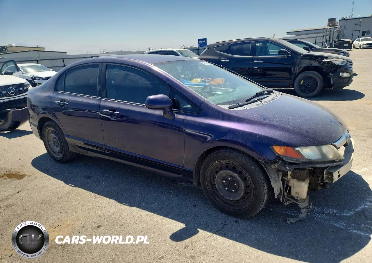 2007 Honda Civic Lx VIN:JHMFA165X7S009253 - 4