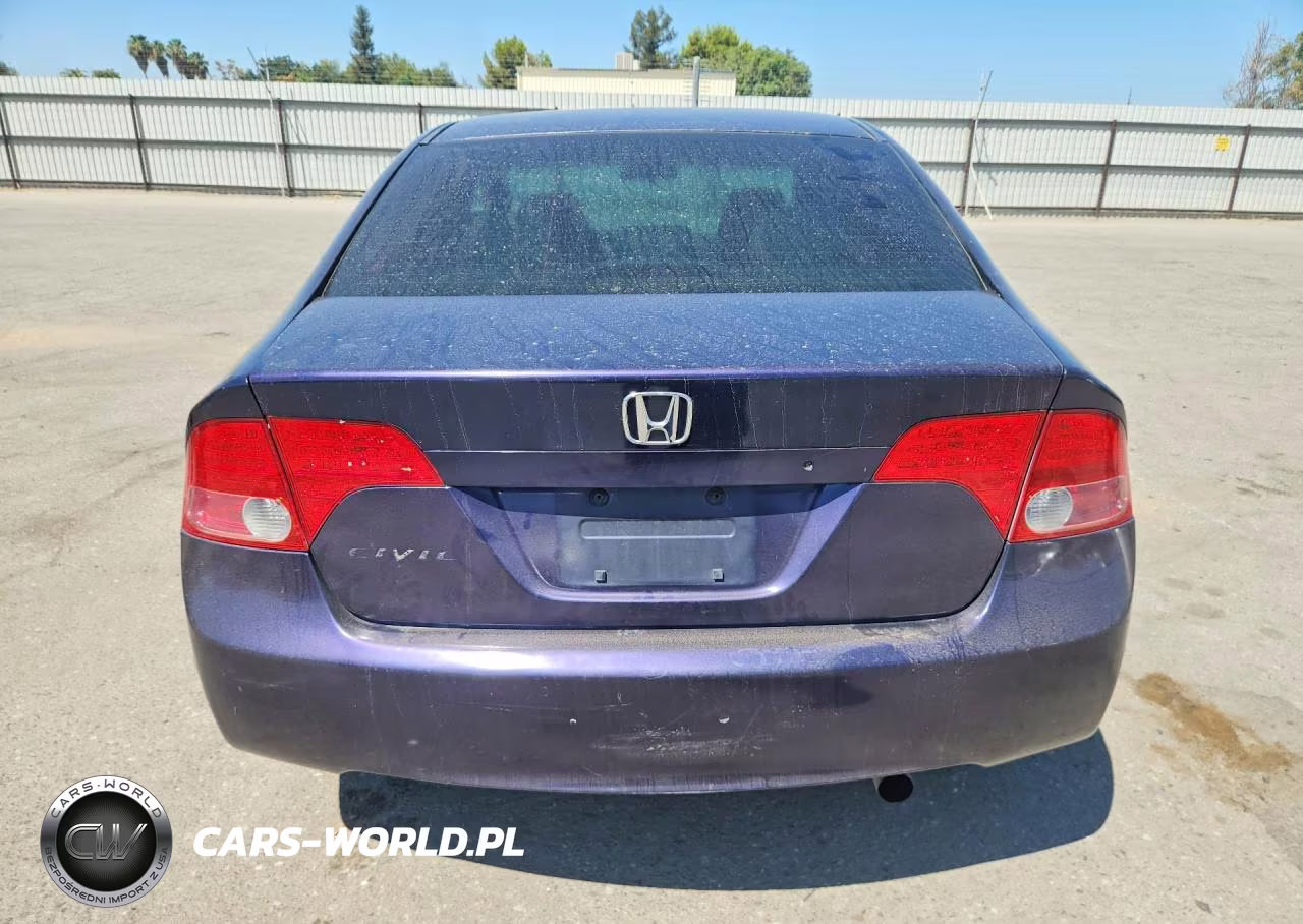 2007 Honda Civic Lx VIN:JHMFA165X7S009253 - 6