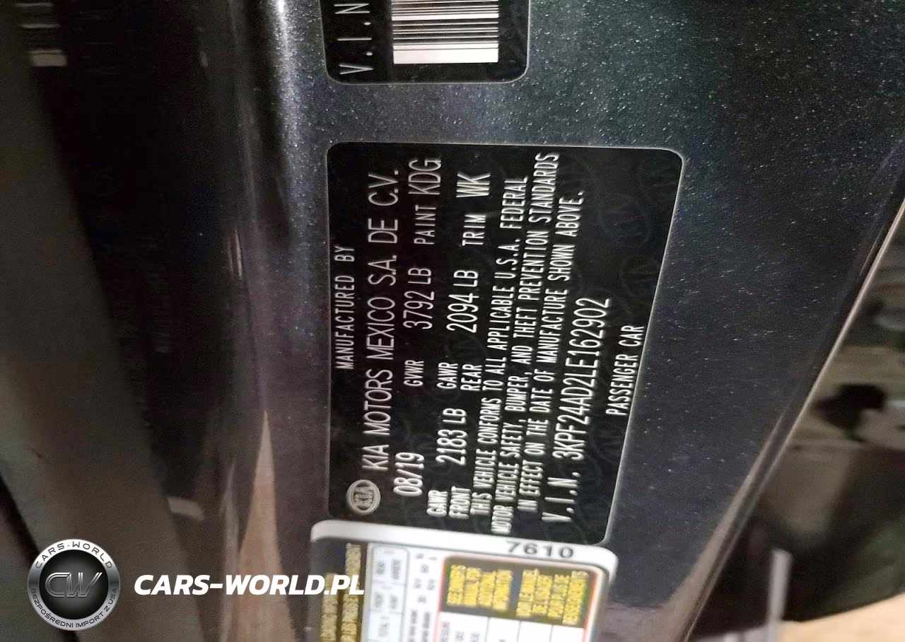2020 Kia Forte Lxs VIN:3KPF24AD2LE162902 - 12