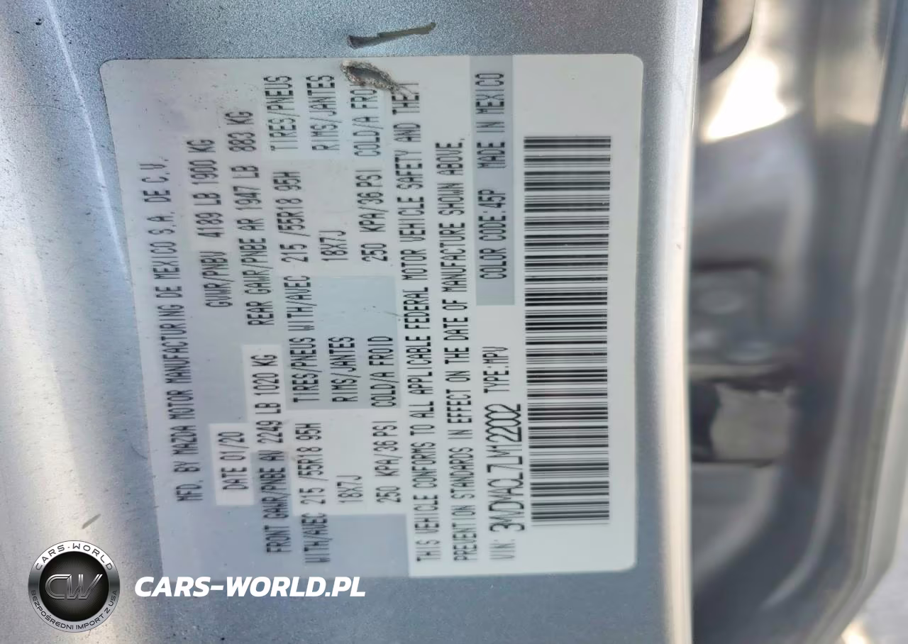 2020 Mazda Cx-30 Select VIN:3MVDMACL7LM122002 - 14