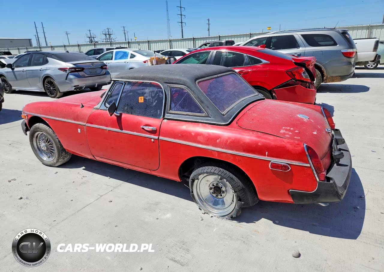 1977 Mg Mgb VIN:GHN5UH426129G - 2