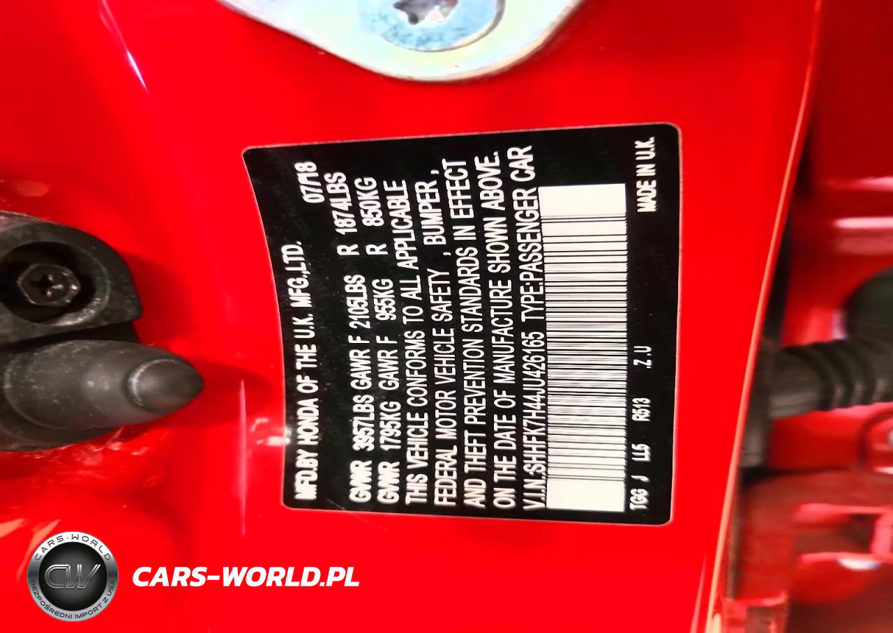 2018 Honda Civic Sport VIN:SHHFK7H44JU426165 - 12