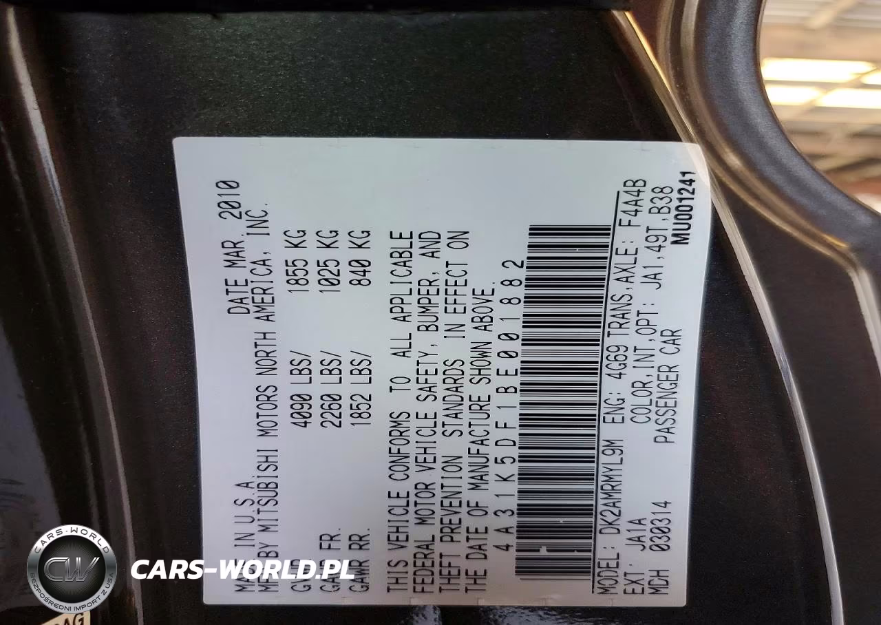 2011 Mitsubishi Eclipse Gs Sport VIN:4A31K5DF1BE001882 - 12