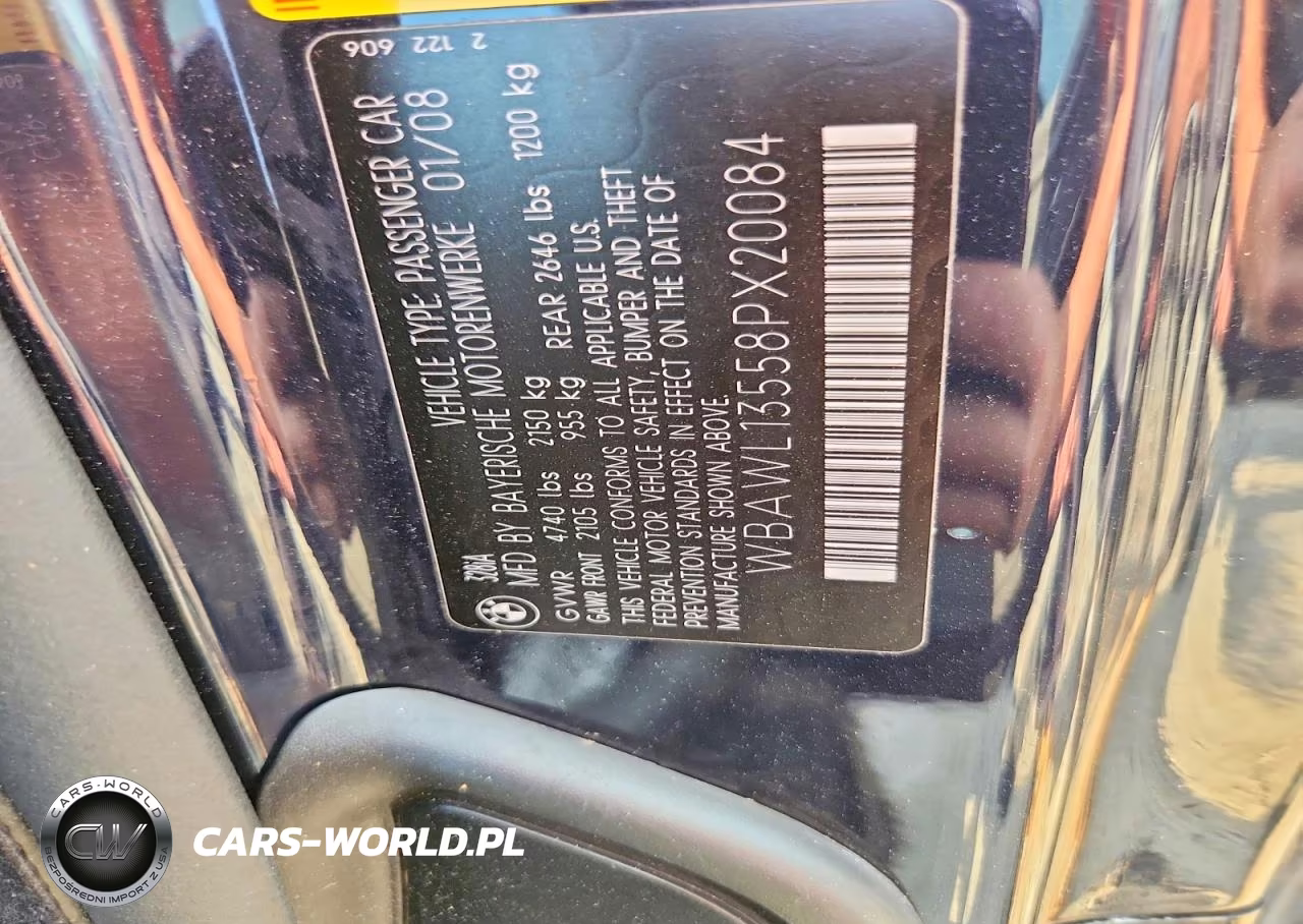 2008 BMW 328 I VIN:WBAWL13558PX20084 - 12