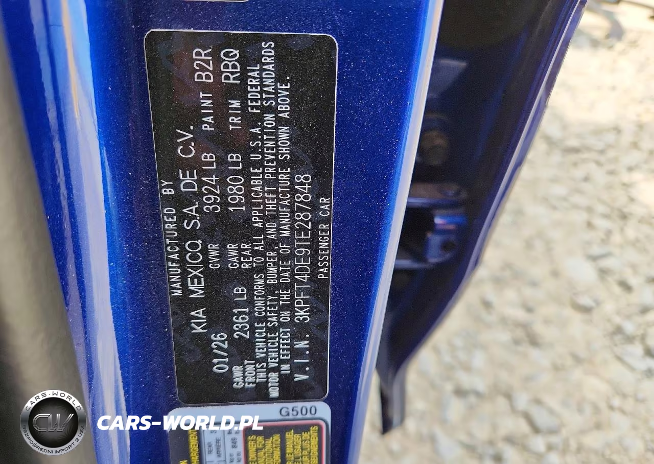 2026 Kia K4 Lxs VIN:3KPFT4DE9TE287848 - 13