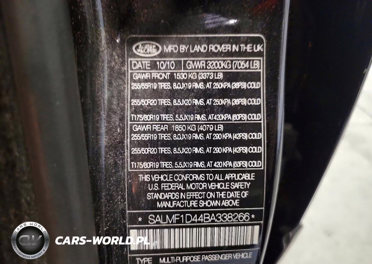 2011 Land Rover Range Rover Hse Luxury VIN:SALMF1D44BA338266 - 13