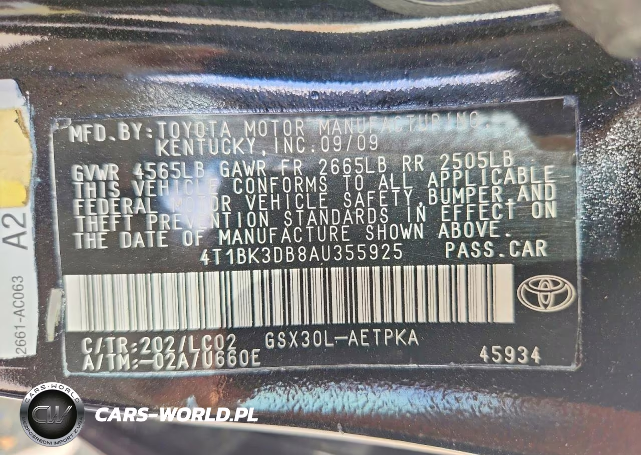 2010 Toyota Avalon Limited VIN:4T1BK3DB8AU355925 - 12