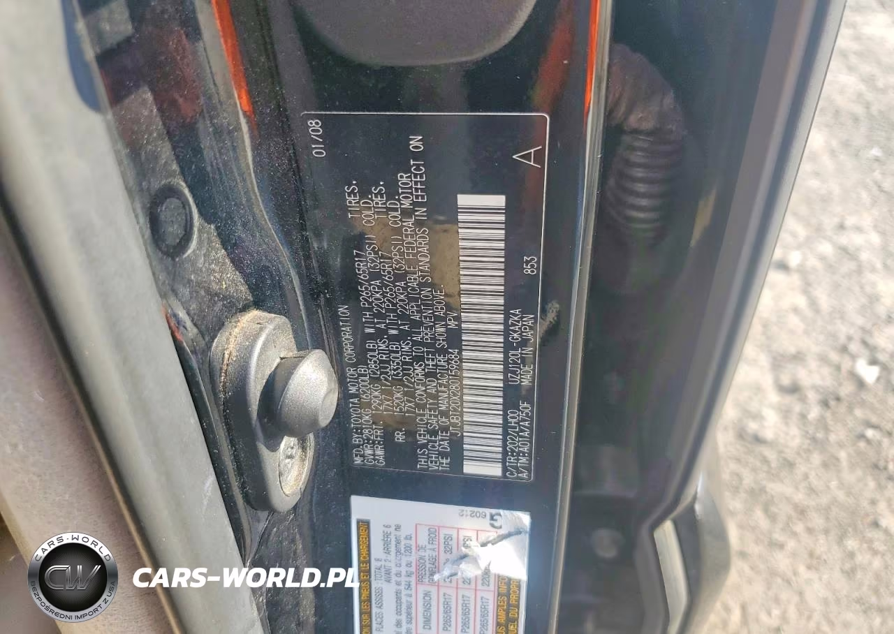 2008 Lexus Gx 470 VIN:JTJBT20X280159684 - 13