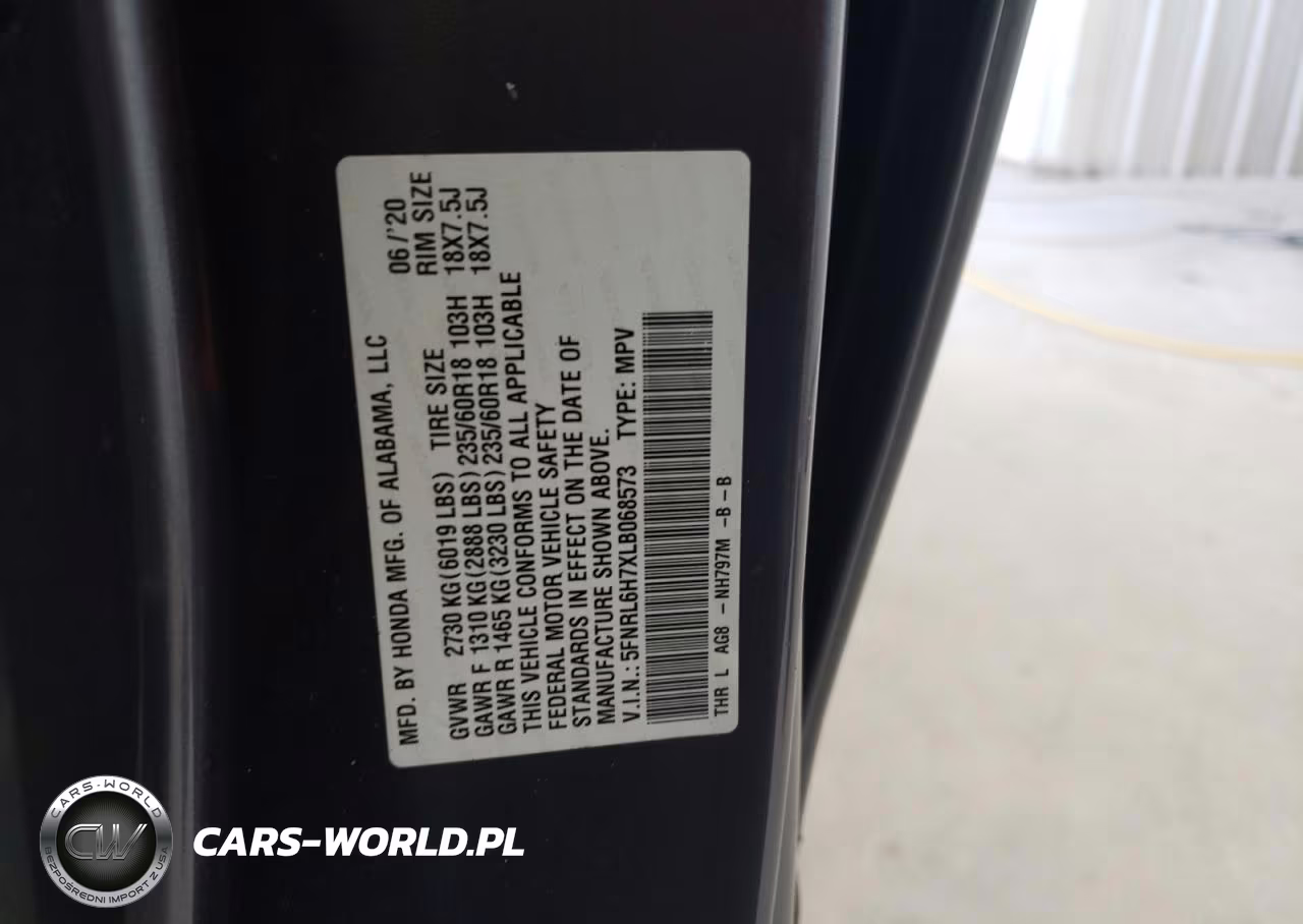 2020 Honda Odyssey Exl VIN:5FNRL6H7XLB068573 - 13