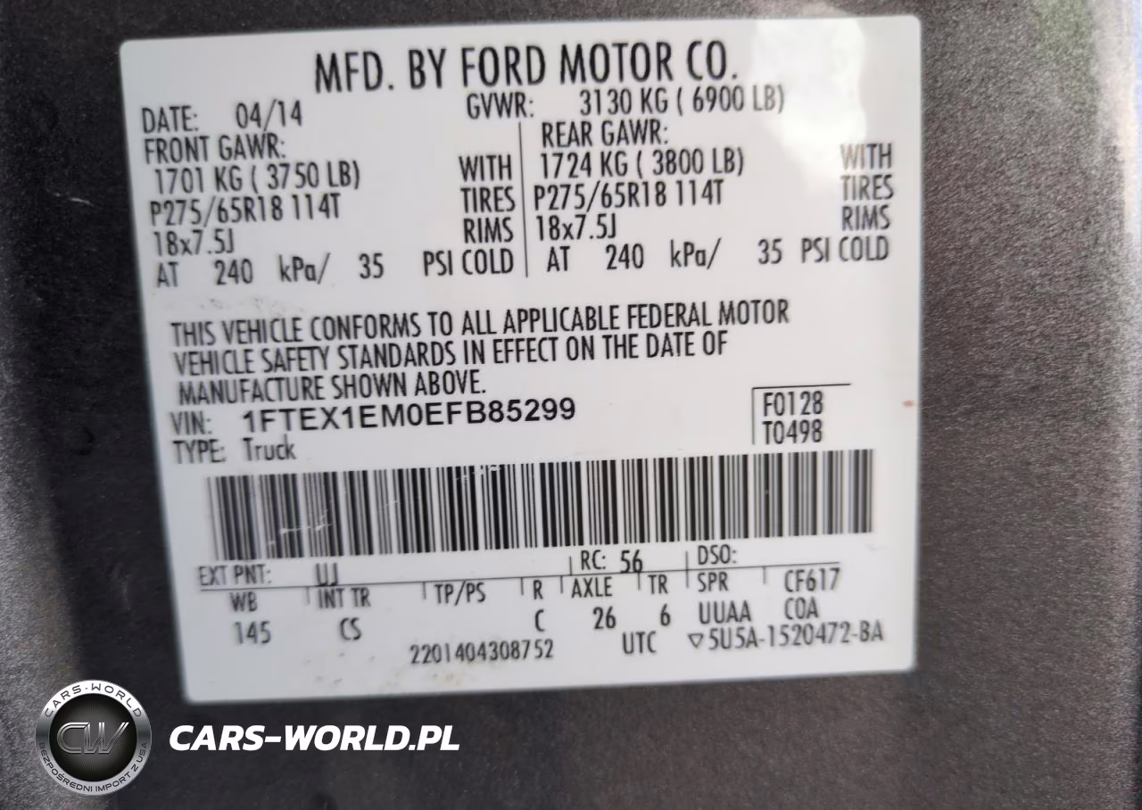 2014 Ford F150 Super Cab VIN:1FTEX1EM0EFB85299 - 12
