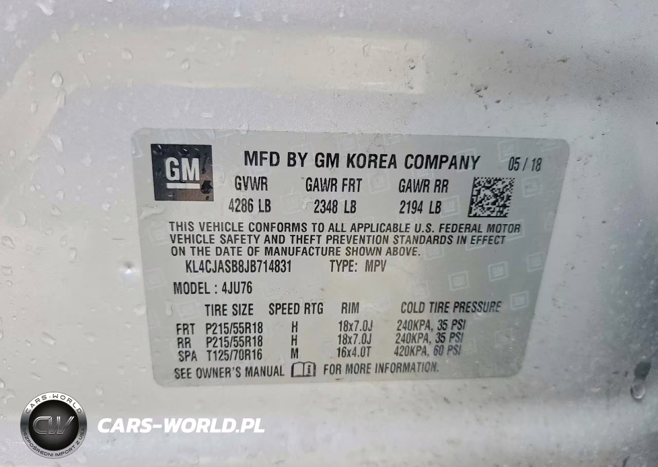2018 Buick Encore Preferred VIN:KL4CJASB8JB714831 - 13