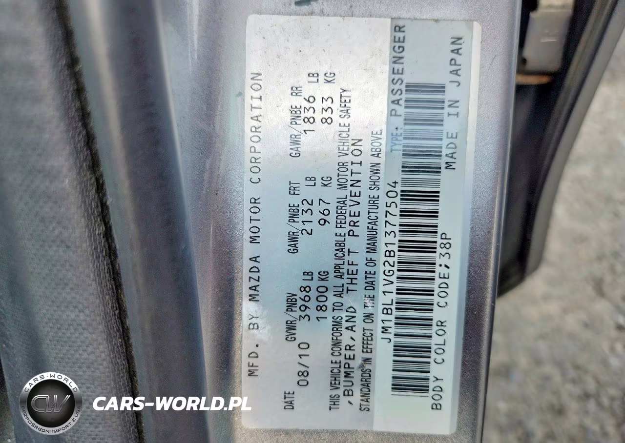 2011 Mazda 3 I VIN:JM1BL1VG2B1377504 - 12