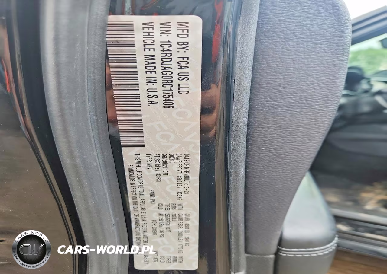 2024 Dodge Durango Sxt VIN:1C4RDJAG0RC175406 - 13