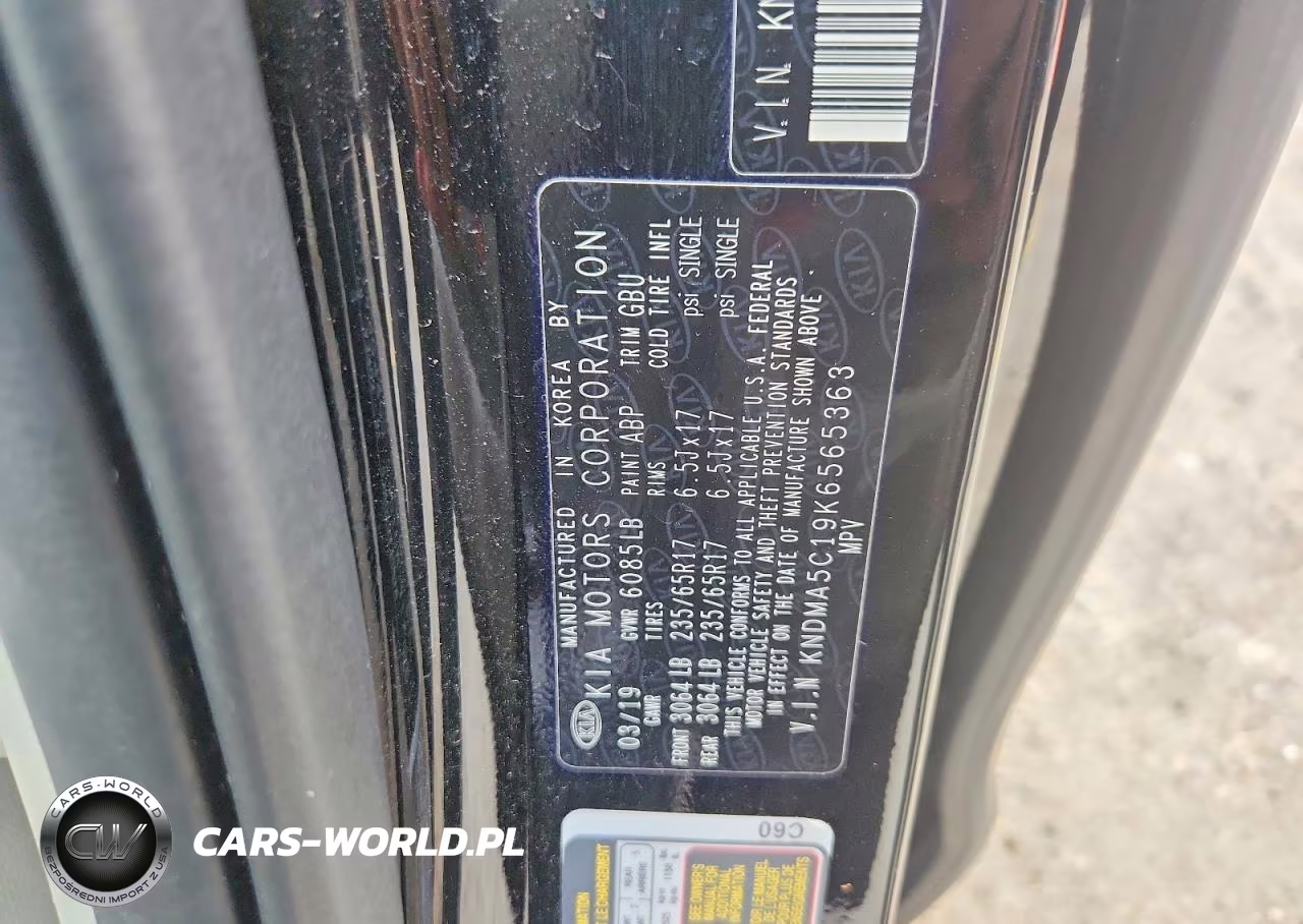 2019 Kia Sedona L VIN:KNDMA5C19K6565363 - 13