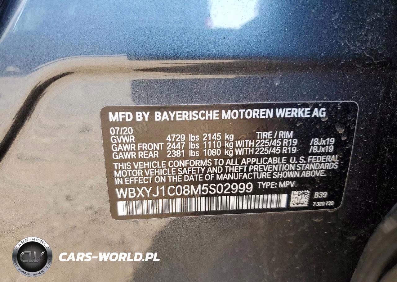 2021 BMW X2 xDrive28I VIN:WBXYJ1C08M5S02999 - 14