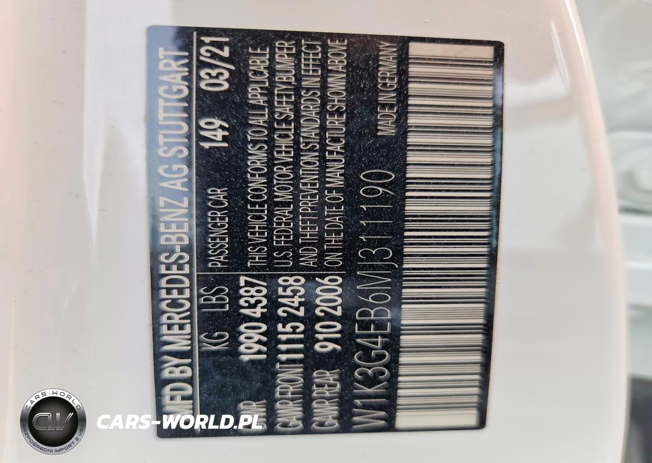 2021 Mercedes-Benz A 220 VIN:W1K3G4EB6MJ311190 - 12