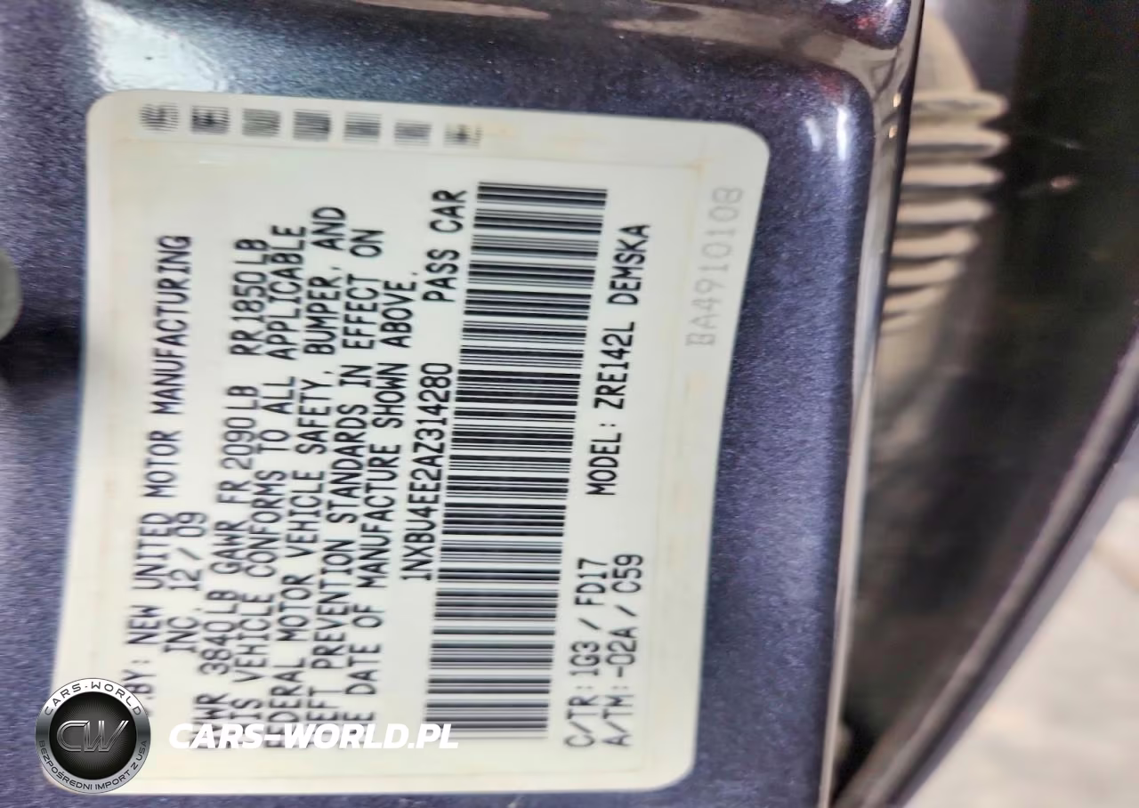 2010 Toyota Corolla S VIN:1NXBU4EE2AZ314280 - 12