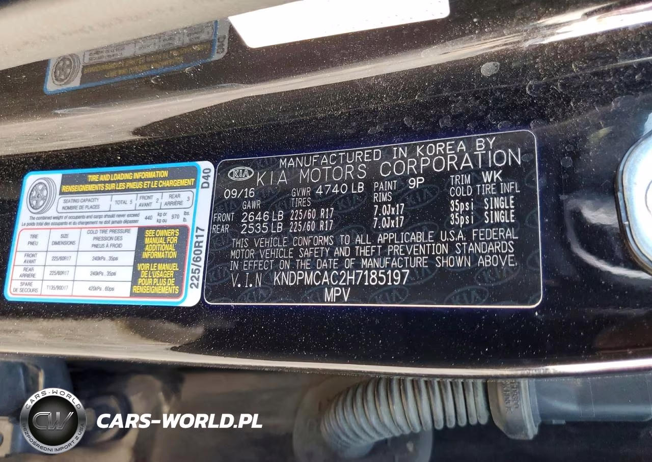2017 Kia Sportage Lx VIN:KNDPMCAC2H7185197 - 14