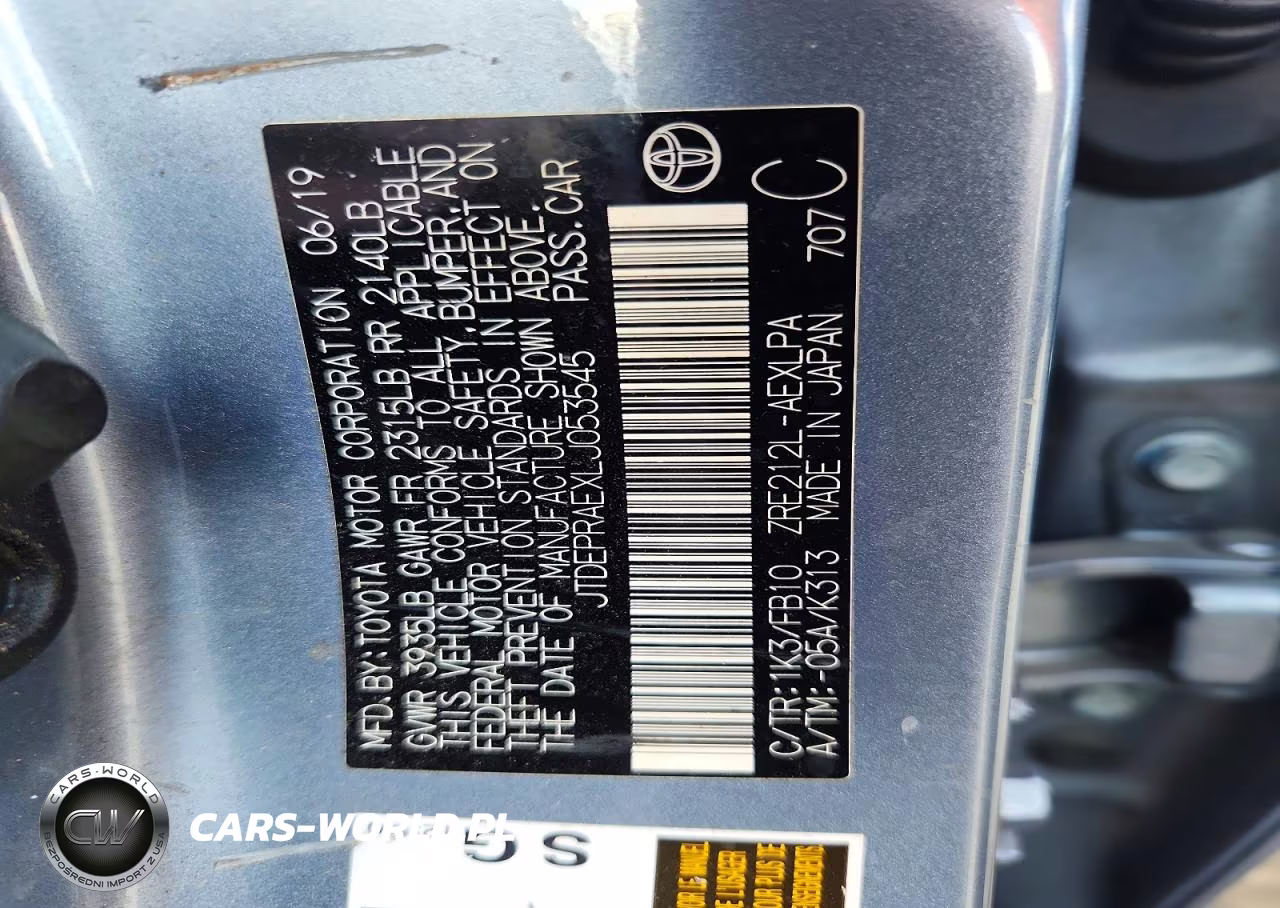 2020 Toyota Corolla Le VIN:JTDEPRAEXLJ053545 - 12