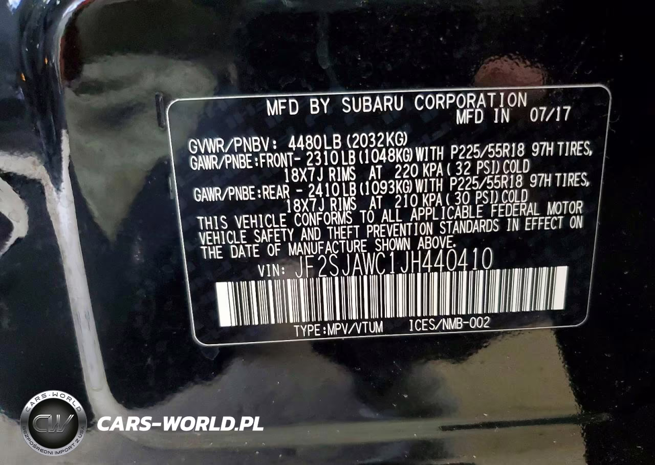 2018 Subaru Forester 2.5I Touring VIN:JF2SJAWC1JH440410 - 13