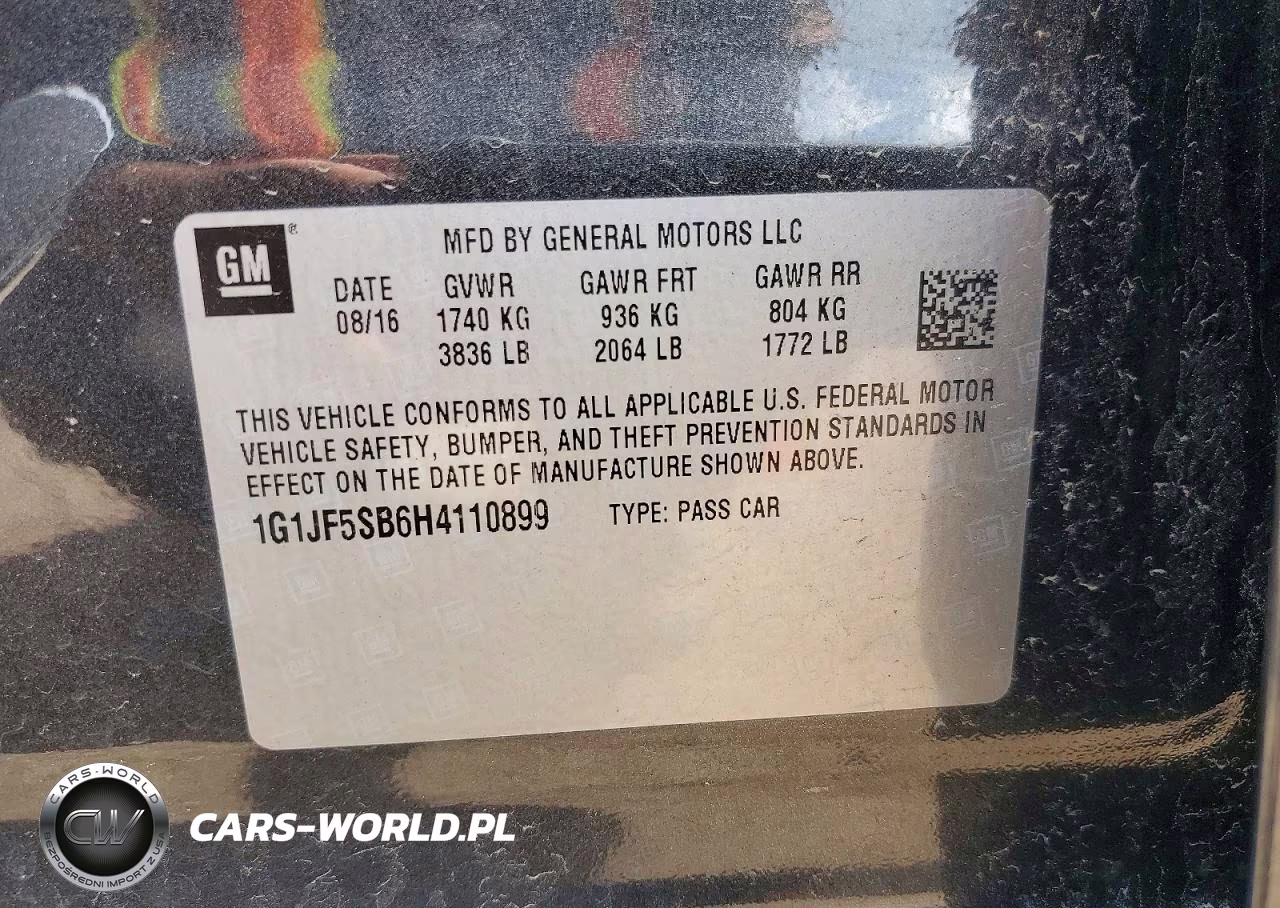 2017 Chevrolet Sonic Premier VIN:1G1JF5SB6H4110899 - 12