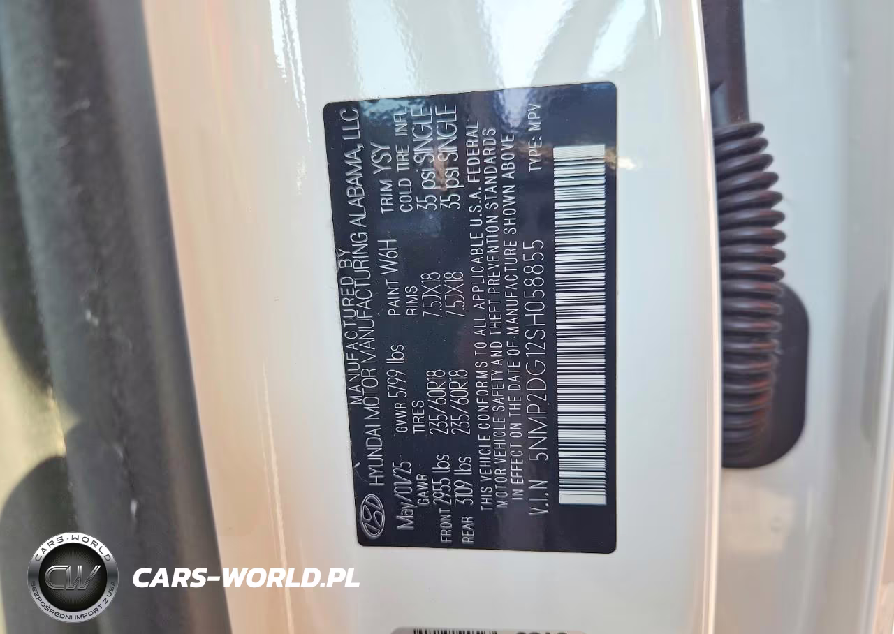 2025 Hyundai Santa Fe Sel VIN:5NMP2DG12SH058855 - 13