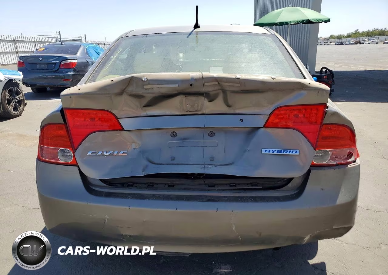 2007 Honda Civic Hybrid VIN:JHMFA36217S021812 - 6