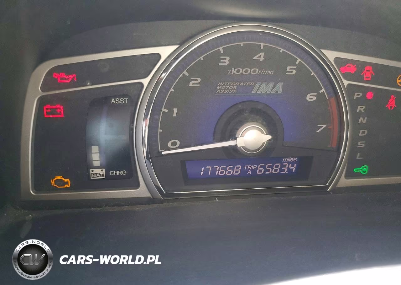 2007 Honda Civic Hybrid VIN:JHMFA36217S021812 - 9