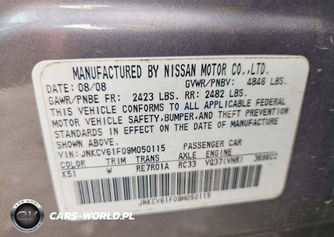 2009 Infiniti G37 Sedan X VIN:JNKCV61F09M050115 - 12