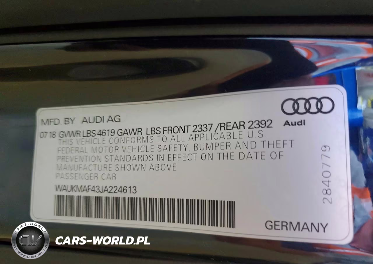 2018 Audi A4 Premium VIN:WAUKMAF43JA224613 - 13