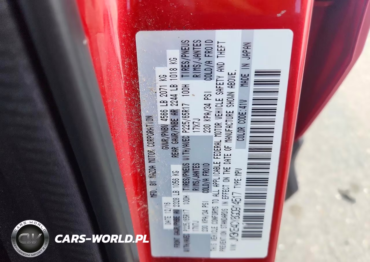 2016 Mazda Cx-5 Touring VIN:JM3KE4CY8G0914517 - 12