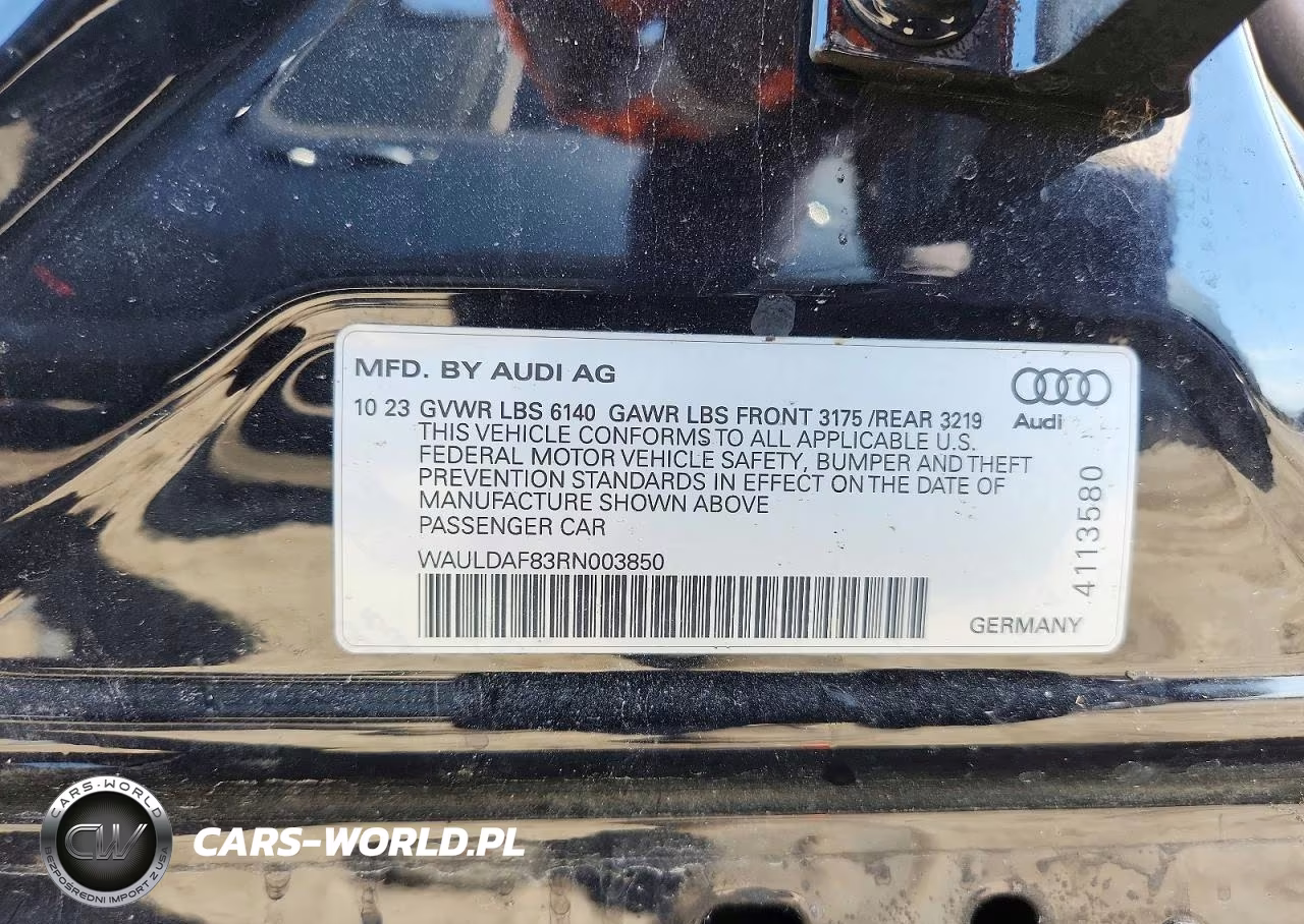 2024 Audi A8 L VIN:WAULDAF83RN003850 - 12