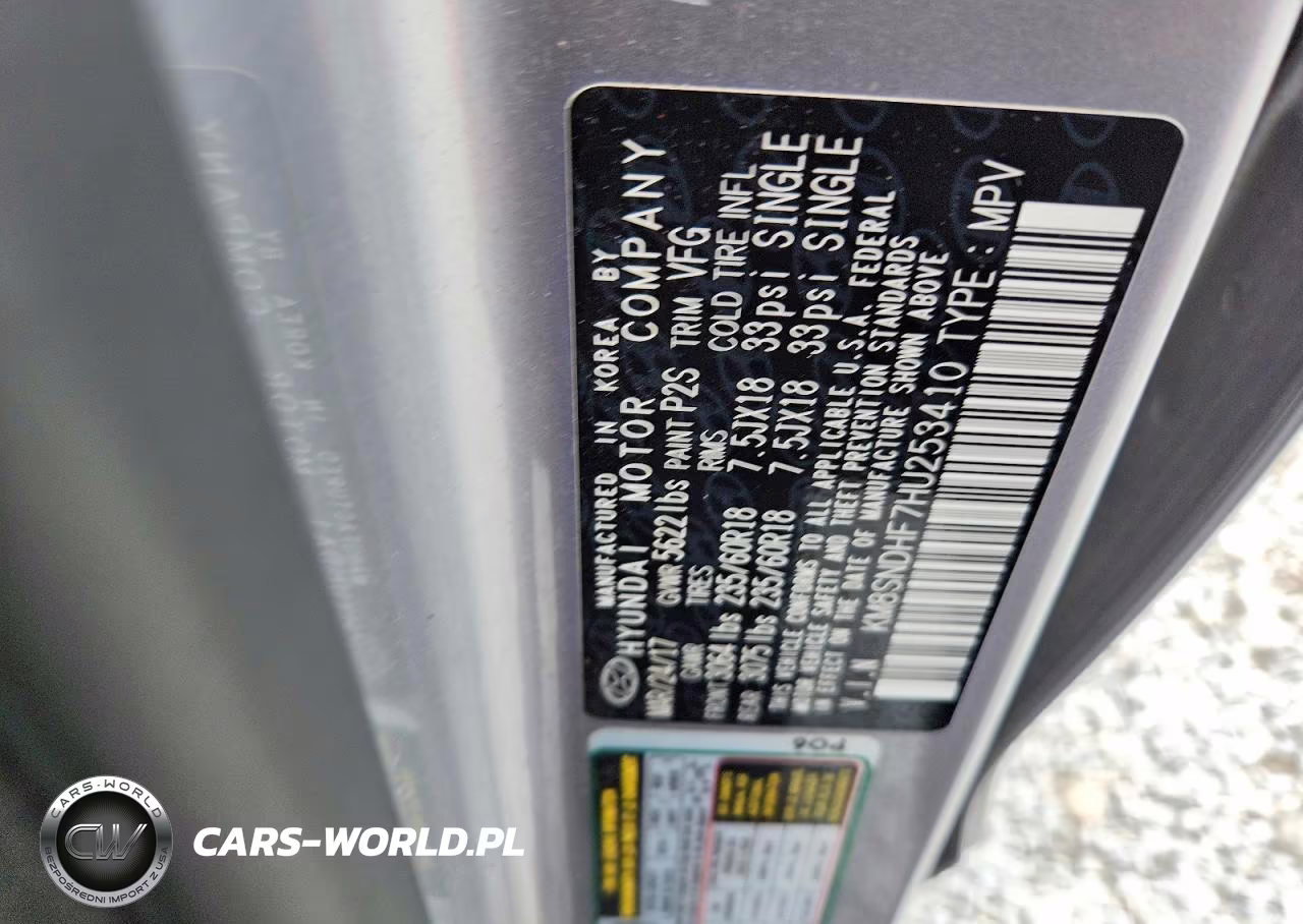 2017 Hyundai Santa Fe Se VIN:KM8SNDHF7HU253410 - 13
