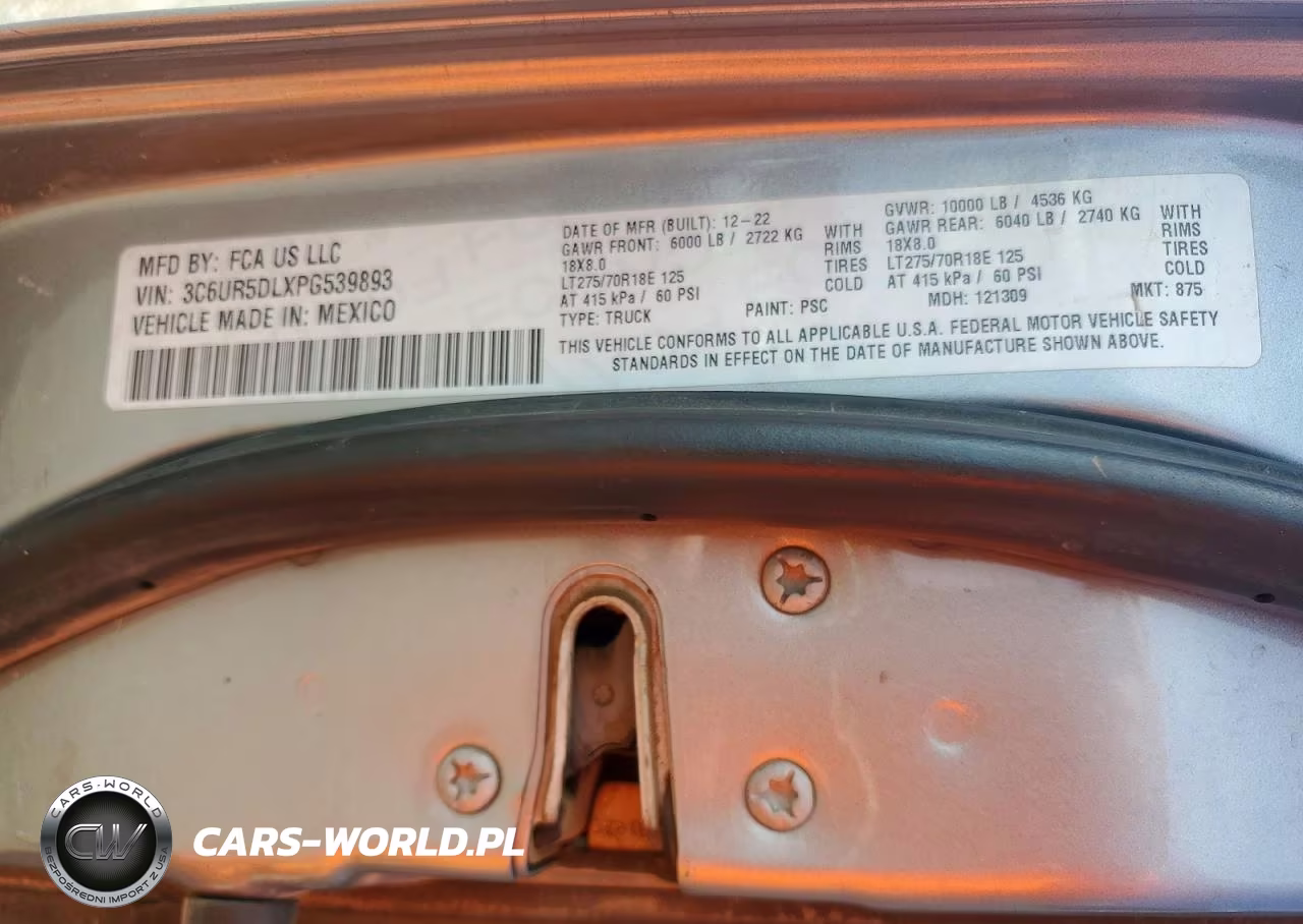 2023 Ram 2500 Big Horn VIN:3C6UR5DLXPG539893 - 12