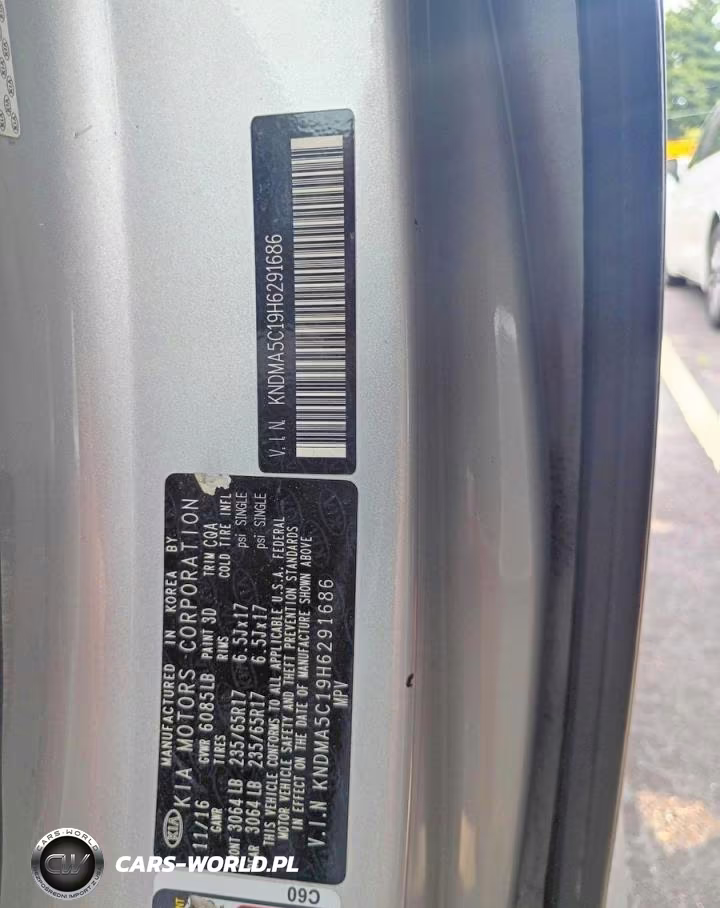 2017 Kia Sedona L VIN:KNDMA5C19H6291686 - 10