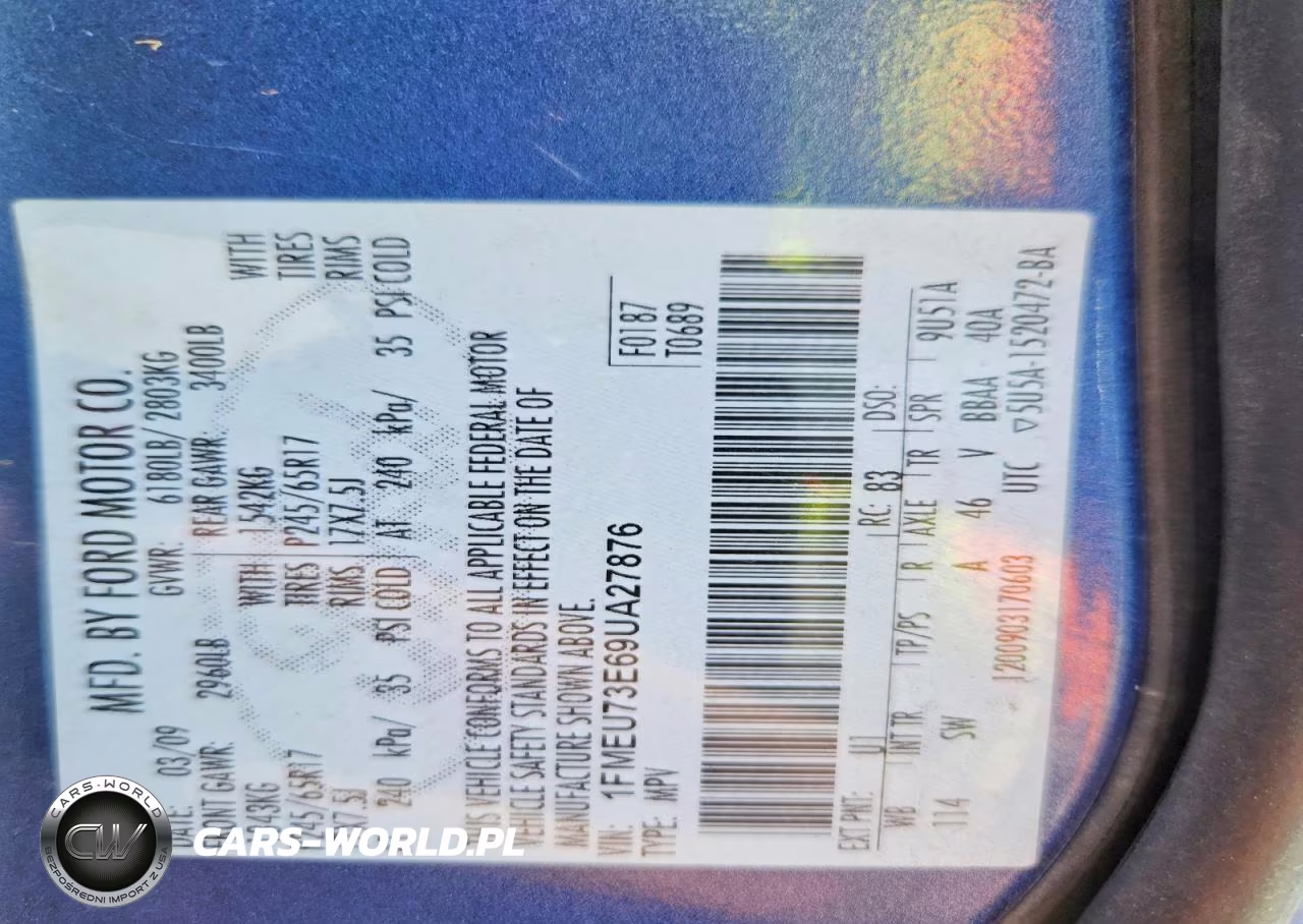 2009 Ford Explorer Xlt VIN:1FMEU73E69UA27876 - 12