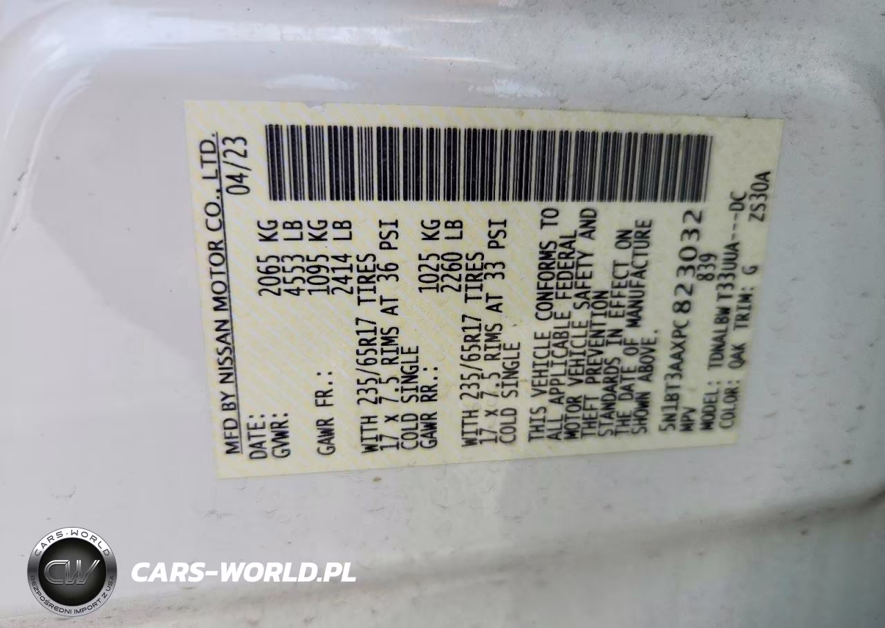 2023 Nissan Rogue S VIN:5N1BT3AAXPC823032 - 13
