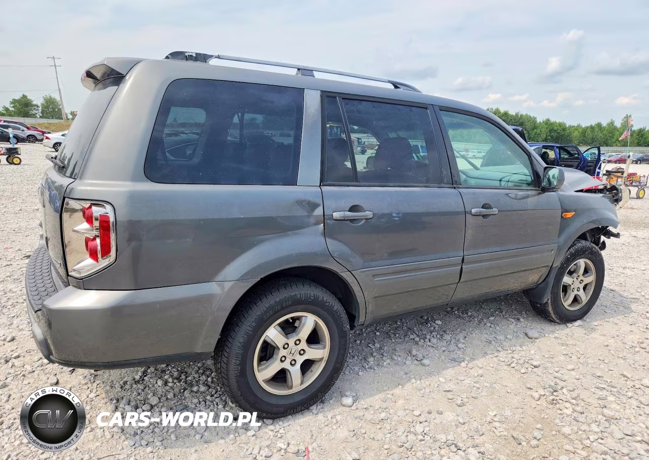 2007 Honda Pilot Exl VIN:2HKYF18757H528591 - 3
