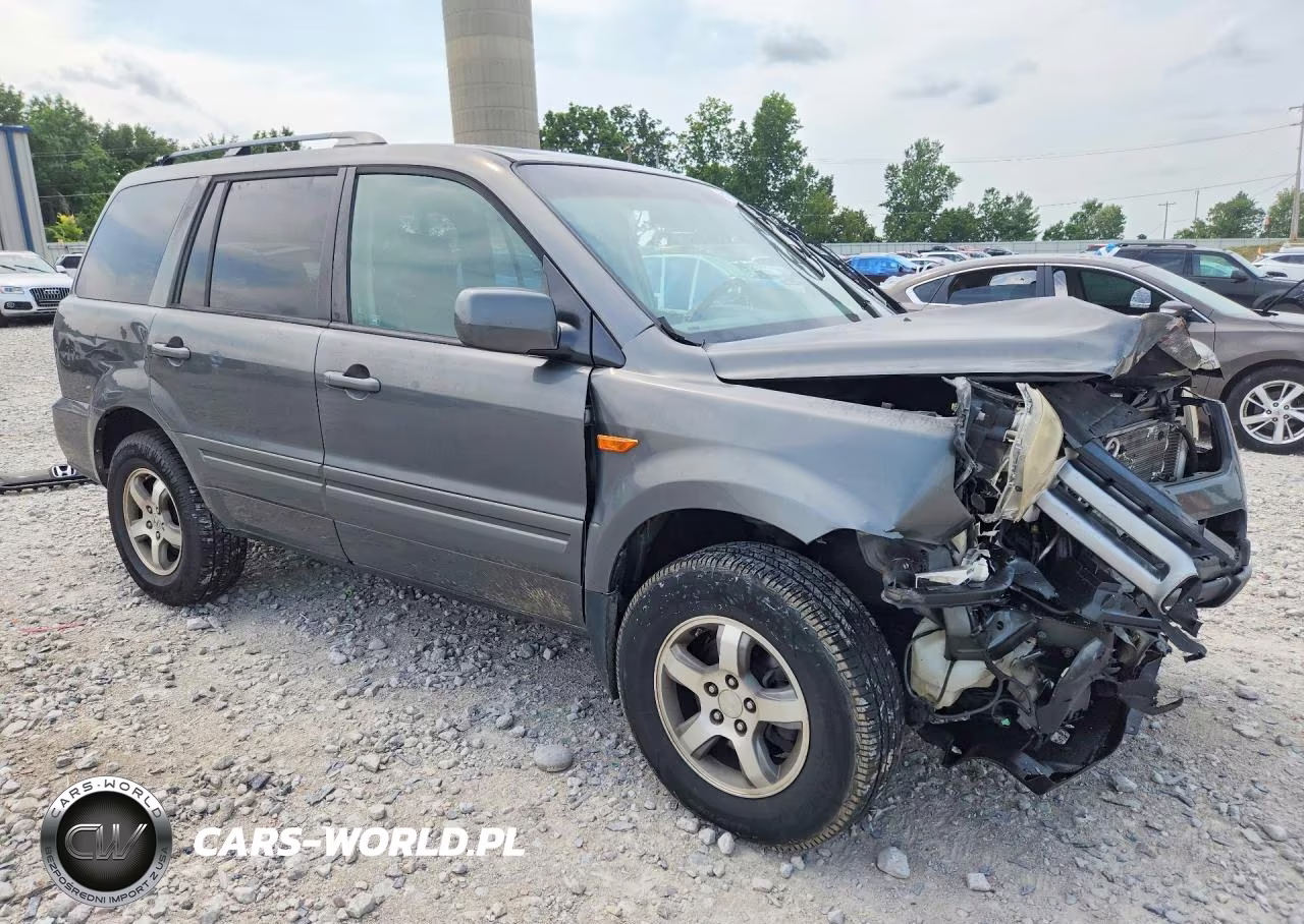 2007 Honda Pilot Exl VIN:2HKYF18757H528591 - 4