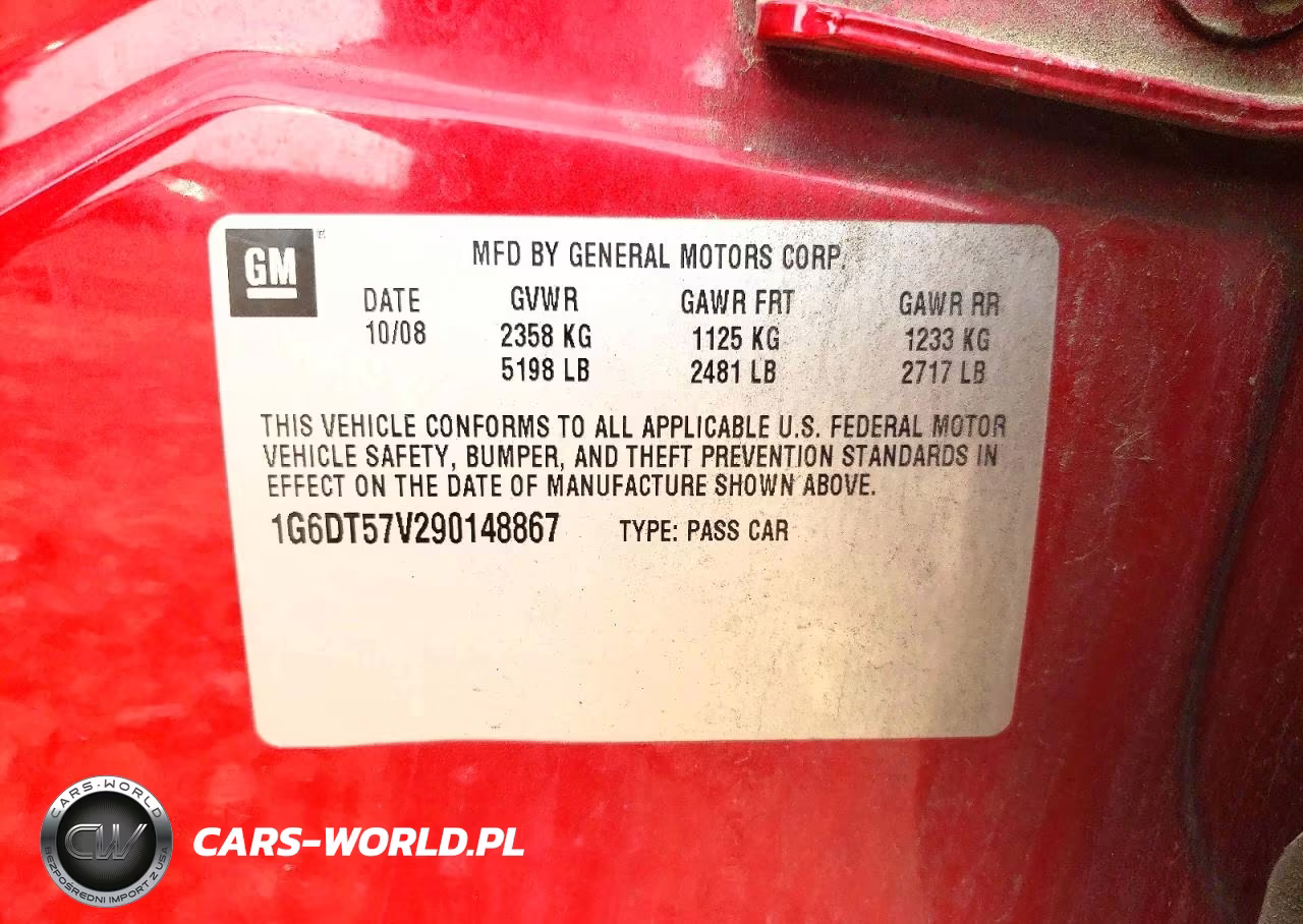2009 Cadillac Cts Hi Feature V6 VIN:1G6DT57V290148867 - 12