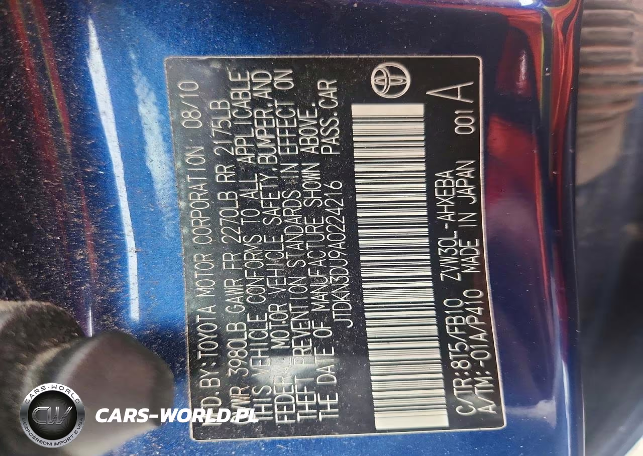 2010 Toyota Prius Iii VIN:JTDKN3DU9A0224216 - 12