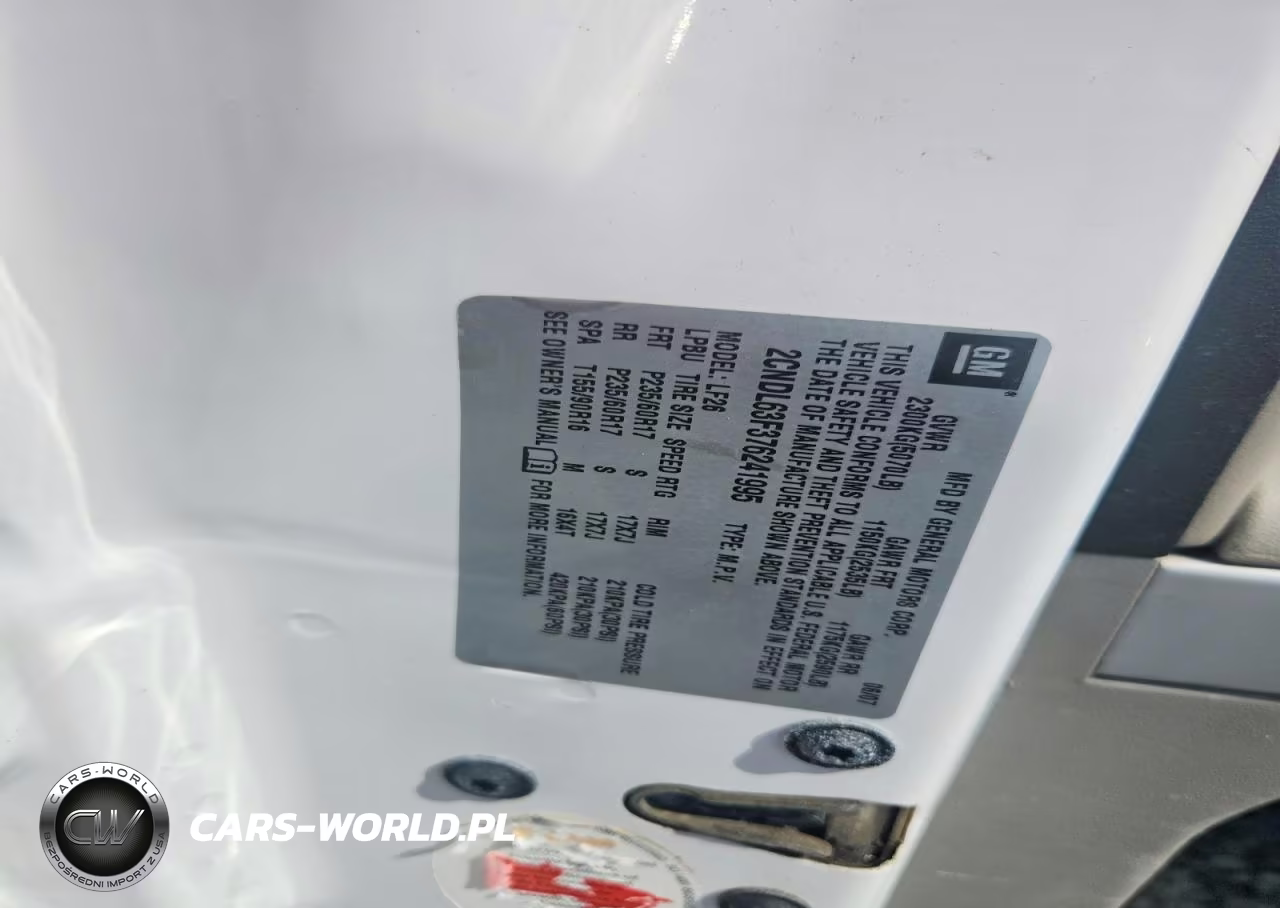 2007 Chevrolet Equinox Lt VIN:2CNDL63F376241995 - 12